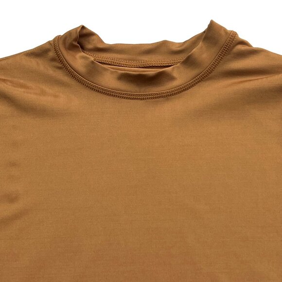 SKIMS Swim Long Sleeve Shirt Almond XXS Rash Guard - Picture 4 of 11